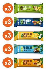 Yüksek Protein Bar 50g Karma Kutu 15 Adet (5 ÇEŞİT) ürün fotoğrafı