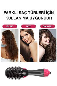 1200 W Saç Şekillendirici Saç Düzleştirici Fön Tarağı Saç Kurutma Makinesi Kişisel Bakım Aletleri ürün fotoğrafı