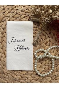 Dökülmeyen Incili Beyaz Isimli Söz Ve Nişan Kurdelesi Damat Kahvesi Hediyeli ürün fotoğrafı