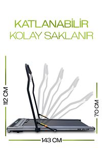 M6 Plus Uzaktan Kumandalı Yürüme Ve Koşu Bandı Led Ekran, Kolay Kurulum, Katlanabilir, 0-10 ürün fotoğrafı