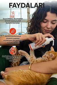 Kedi Kuru Şampuan ürün fotoğrafı