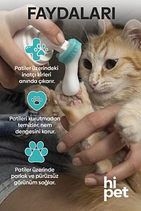 Kedi Pati Temizleme Köpüğü ürün fotoğrafı