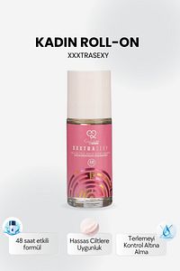 Kadın Roll-on Xxxtra Sexy - 48 Saat Etkili - Leke Bırakmaz Deodorant - 50 ml ürün fotoğrafı