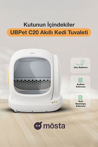UCAT C20 Akıllı Otomatik Kedi Tuvaleti ürün fotoğrafı