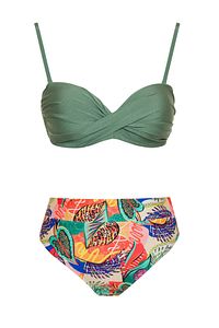 Dönmeli Yüksek Bel Bikini Takım ürün fotoğrafı