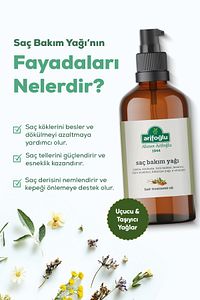 Bitkisel Saç Bakım Yağı -hızlı Uzama Dökülme Karşıtı Detoks Etkili 100ml ürün fotoğrafı
