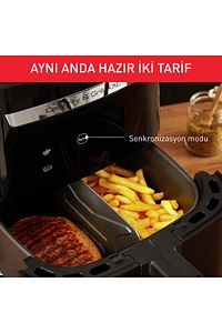 EY8018TR Easy Fry & Grill 2'si 1 Arada 6,5 Litre XXL Yağsız Fritöz - 4300009190 ürün fotoğrafı