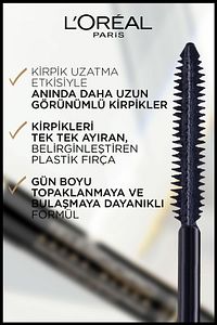 L'oréal Paris Telescopic Carbon Black Maskara - Siyah ürün fotoğrafı