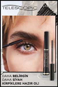 L'oréal Paris Telescopic Carbon Black Maskara - Siyah ürün fotoğrafı