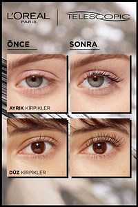 L'oréal Paris Telescopic Carbon Black Maskara - Siyah ürün fotoğrafı