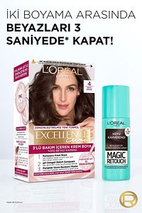 Magic Retouch Beyaz Saçlar İçin Kapatıcı Kahverengi Saç Spreyi 75 Ml ürün fotoğrafı