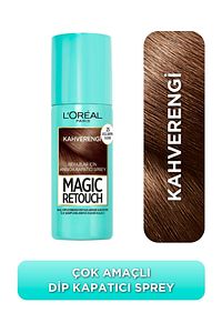 Magic Retouch Beyaz Saçlar İçin Kapatıcı Kahverengi Saç Spreyi 75 Ml ürün fotoğrafı