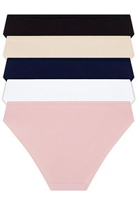 Basic Pamuklu Kadın Bikini Külot 5'li Paket ürün fotoğrafı