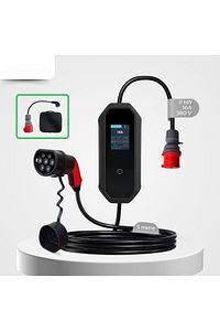 Coswatt Elektrikli Araba Taşınabilir Şarj Cihazı 11 Kw 16a Tip-2 5x16a Fiş 380v (TÜRKÇE MENÜ) ürün fotoğrafı