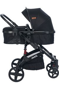 Truva 1712 Travel Sistem Bebek Arabası Full Black ürün fotoğrafı