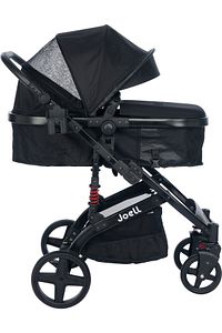 Truva 1712 Travel Sistem Bebek Arabası Full Black ürün fotoğrafı