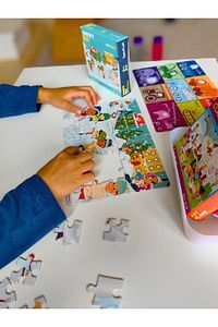 Kar Eğlencesi Mini Puzzle | 3-7 Yaş - 40 Parça ürün fotoğrafı