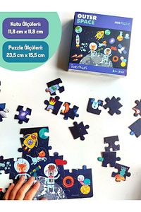 Uzay Boşluğu Mini Puzzle | 40 Parça 3-7 Yaş ürün fotoğrafı