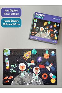 Uzay Boşluğu Mini Puzzle | 40 Parça 3-7 Yaş ürün fotoğrafı