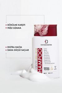 Dökülme Karşıtı Şampuan, Normal & Kuru Saç Hızlı Uzatma Sülfatsız Tuzsuz Saç Dökülmesine Karşı 300ml ürün fotoğrafı
