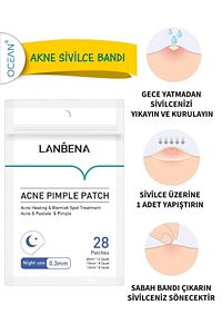 Lanbena Akne Sivilce Bandı (GECE) ürün fotoğrafı
