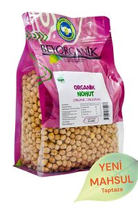 Organik Nohut 1kg (PESTİSİT VE AFLATOKSİN ANALİZLİ) ürün fotoğrafı