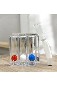 Triflo Solunum Egzersiz Cihazı 3 Üfleme Topu (Nefes Egzersiz Aleti) ürün fotoğrafı