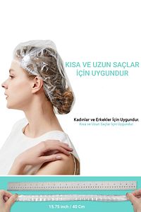 Tek Kullanımlık Naylon Duş Bonesi 50 Adet ürün fotoğrafı