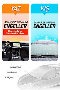 Opel Ampera-e Güneş Koruyucu Ve Buzlanma Önleyici Branda ürün fotoğrafı