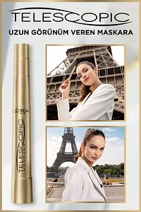 Telescopic Gold Maskara - Siyah ürün fotoğrafı