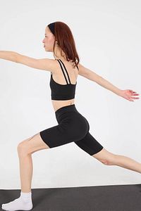 Yüksek Bel Toparlayıcı Spor Şort Tayt Tyt1031-p4 ürün fotoğrafı