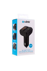 Sl-bt226 Lcd Ekranlı Bt Usb Tf Kartlı Mp3 Destekli Fm Transmitter ürün fotoğrafı