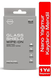 Glasshield Wipe-On Nano Yağmur Kaydırıcı Mendil-Cam Yüzey Seramik Kaplama-1 Yıl Dayanım ürün fotoğrafı