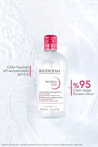 Sensibio H2O Micellar Makyaj Temizleme Suyu Büyük Boy Hassas ve Normal Ciltler 850 ml ürün fotoğrafı