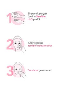 Sensibio H2O Micellar Makyaj Temizleme Suyu Büyük Boy Hassas ve Normal Ciltler 850 ml ürün fotoğrafı