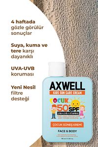 Kids Sun Cream Çocuk Güneş Kremi Çok Yüksek Koruma Spf 50 100ml ürün fotoğrafı