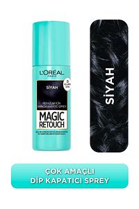 Magic Retouch Beyaz Saçlar İçin Kapatıcı Siyah Saç Spreyi 75 Ml ürün fotoğrafı