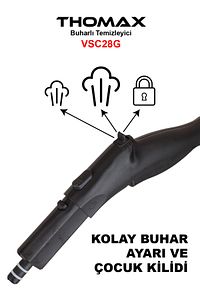 Buharlı Temizleyici Buharlı Temizlik Makinesi ürün fotoğrafı