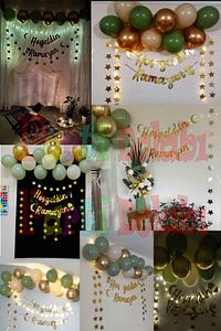 Hoşgeldin Ramazan Gold Yazı Ledli Zincir Balon Seti 11 Ayın Sultanı Ramazan Bayramı Oda Süsleme Seti ürün fotoğrafı