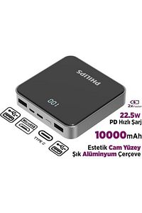 10000 Mah Powerbank 22.5w Pd 4 Portlu Led Göstergeli Taşınabilir Hızlı Şarj Cihazı ürün fotoğrafı