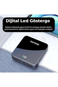 10000 Mah Powerbank 22.5w Pd 4 Portlu Led Göstergeli Taşınabilir Hızlı Şarj Cihazı ürün fotoğrafı