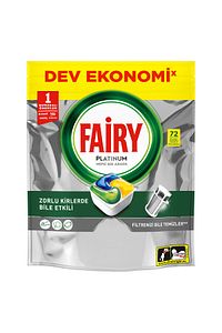 Platinum Bulaşık Makinesi Deterjanı Kapsülü/Tableti 72 Yıkama Limon Kokulu ürün fotoğrafı