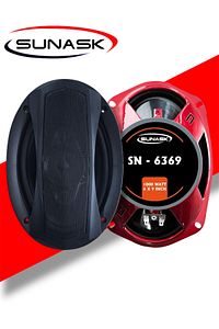 Sn-6369 1000 Watt Tweeter’li Uyumlu Oto Oval Hoparlör Modeli 2 Adet Kapaklı ürün fotoğrafı