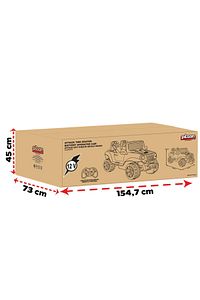 Pilsan Attack 12v Çift Kişilik Akülü Araba (UZAKTAN KUMANDALI) 0 ürün fotoğrafı