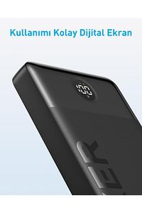 326 20000 Mah Taşınabilir Hızlı Şarj Cihazı - Usb-c - 15w 2 Çıkışlı Powerbank - Siyah ürün fotoğrafı