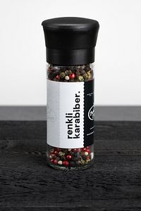 Renkli Karabiber 50gr (Değirmen Kapak) ürün fotoğrafı