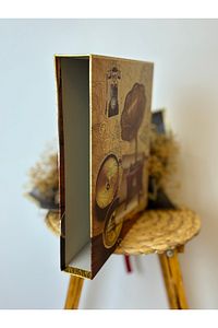 Rs21 Fotoğraf Albümü 10x15cm 600 Lük Gramafon Desenli Kutulu Yatay Dikey Modeli ürün fotoğrafı