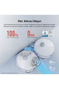 Qrevo Curv Akıllı Robot Süpürge Beyaz ürün fotoğrafı