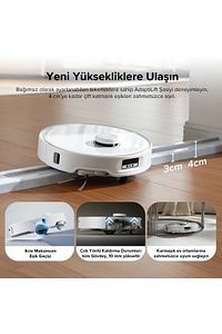 Qrevo Curv Akıllı Robot Süpürge Beyaz ürün fotoğrafı