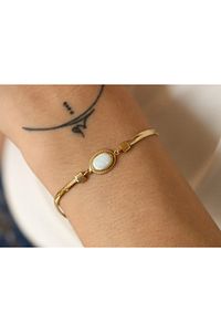 İtalyan Opal Altın Bileklik ürün fotoğrafı